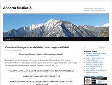 Tablet Screenshot of andorramediacio.com